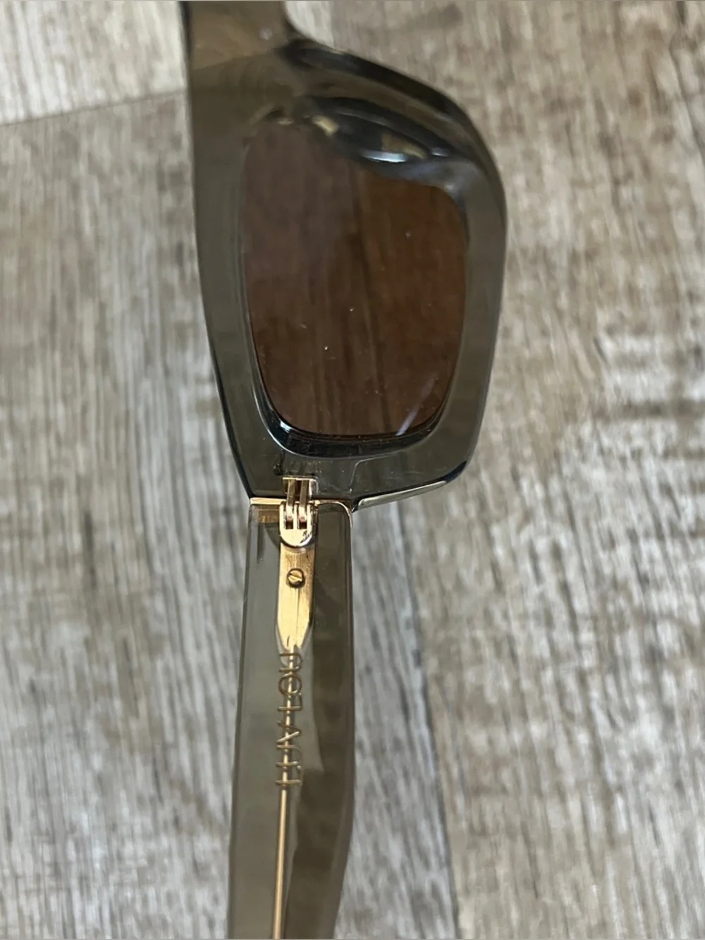 Luv Lou the Tommy Khaki Crystal Glasses